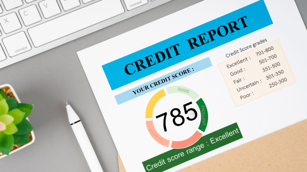 a credit report card