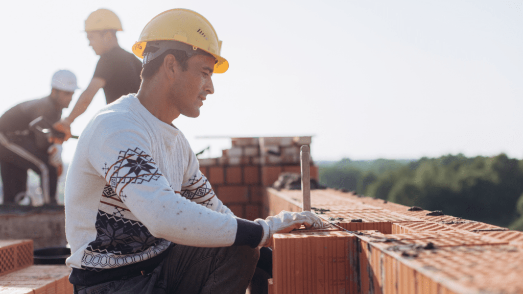 a person in construction site