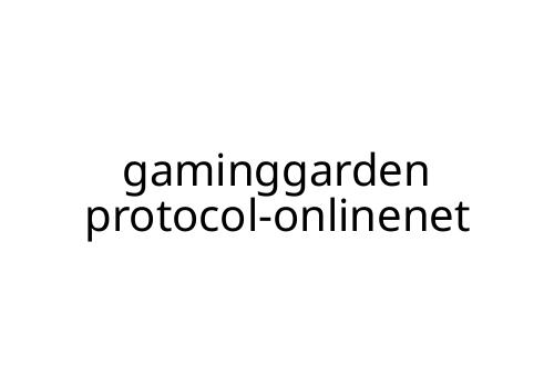 gaminggarden protocol-onlinenet