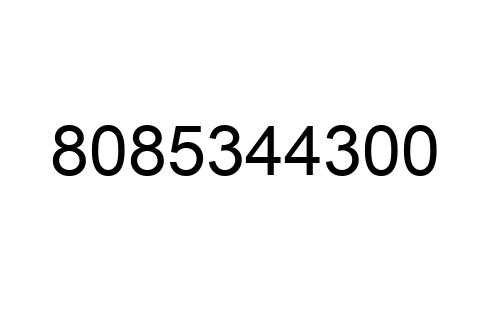 8085344300