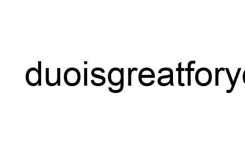 duoisgreatforyouandme