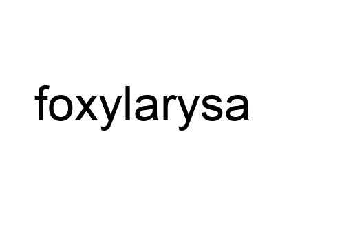 foxylarysa