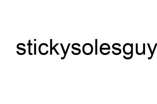 stickysolesguy