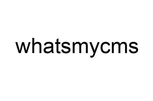whatsmycms