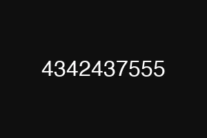 4342437555