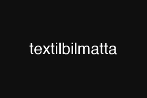 textilbilmatta